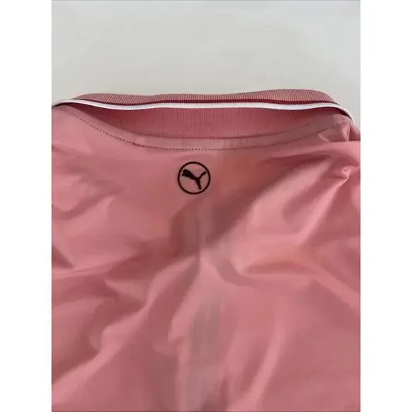 $70 Puma Mens MATTR Elevated Solid Golf Polo Pink/Rose #630059-04 Size XL - Picture 6 of 6
